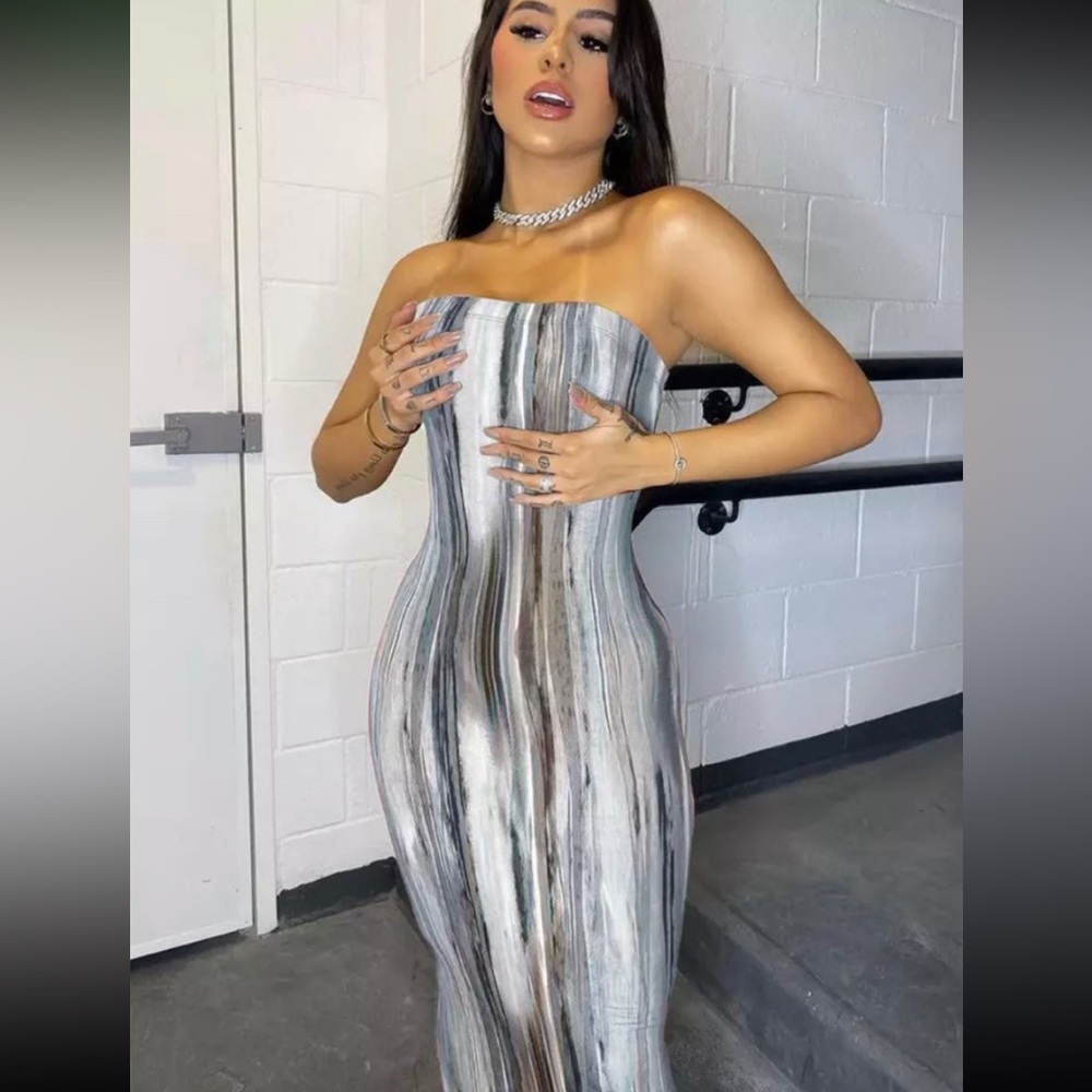 Grey Maxi Dress